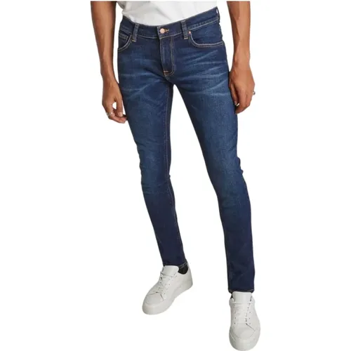 Tight Terry Jeans , male, Sizes: W33 L32, W31 L32, W28 L32, W32 L32, W29 L32, W34 L32 - Nudie Jeans - Modalova