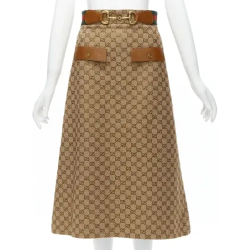 Pre-owned Fabric Pants-Shorts-Skirts , female, Sizes: 2XS - Gucci Vintage - Modalova