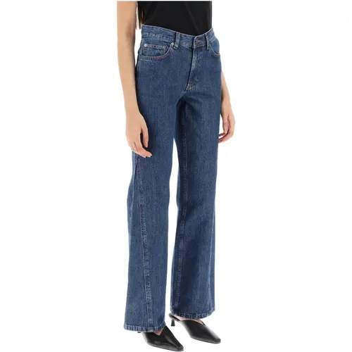 Ausgestellte Jeans mit Seiteneinsätzen - A.p.c. - Modalova