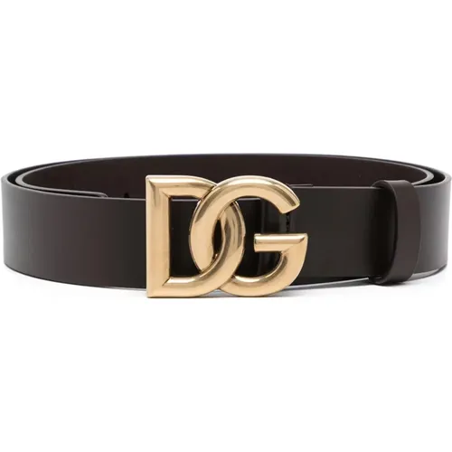 Luxury Designer Belts , male, Sizes: 95 CM, 105 CM - Dolce & Gabbana - Modalova