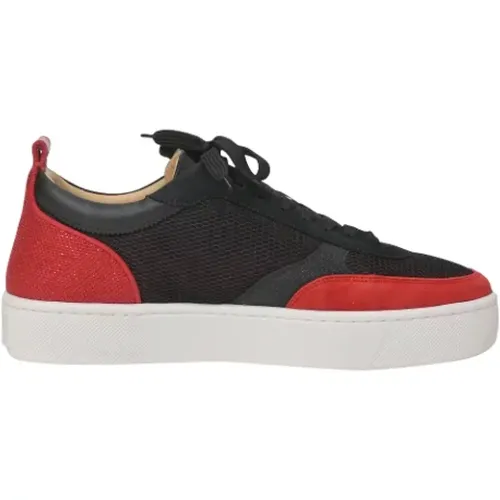 Pre-owned Rubber sneakers , male, Sizes: 8 1/2 UK - Christian Louboutin Pre-owned - Modalova