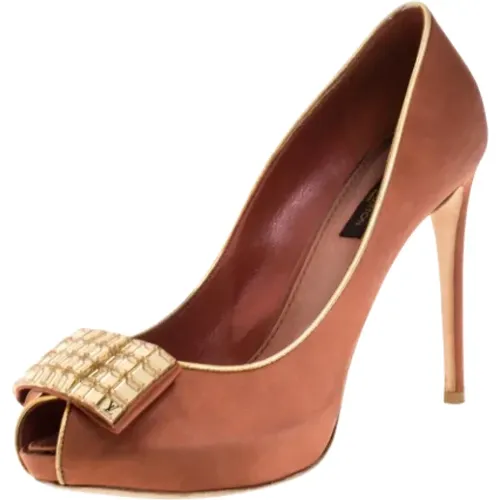 Pre-owned Satin heels , female, Sizes: 5 UK - Louis Vuitton Vintage - Modalova