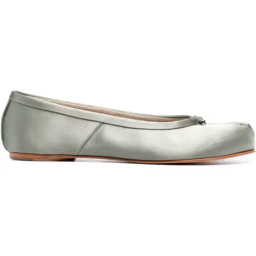 Satin Ballet Flat Shoes , female, Sizes: 6 1/2 UK, 5 UK, 2 UK, 3 UK - Maison Margiela - Modalova