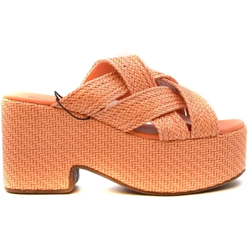 Stilvolle Sandalen , Damen, Größe: 41 EU - THEMOIRè - Modalova