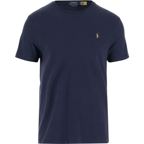 Baumwoll-T-Shirt mit Logodetail , Herren, Größe: 2XL - Polo Ralph Lauren - Modalova