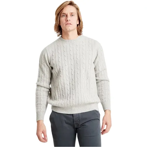 Cashmere Cable Knit Sweater , male, Sizes: M - Sonrisa - Modalova