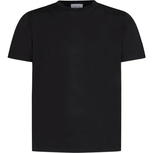 Schwarze Baumwoll-T-Shirts und Polos , Herren, Größe: 2XL - D4.0 - Modalova