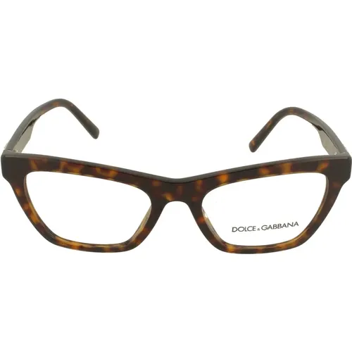 Katzenförmige Acetatbrille - Modell 3359 , Damen, Größe: 51 MM - Dolce & Gabbana - Modalova