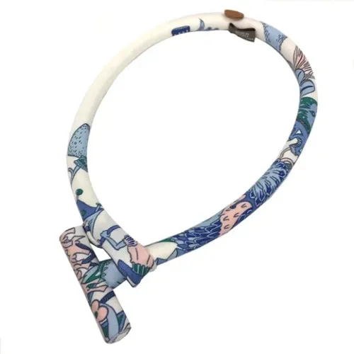 Pre-owned Multicolored Fabric Hermes Necklace , female, Sizes: ONE SIZE - Hermès Vintage - Modalova