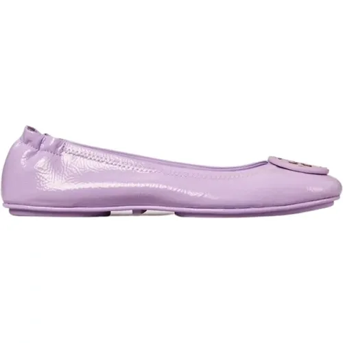 Stylish Patent Leather Ballet Flats , female, Sizes: 6 UK, 4 UK - TORY BURCH - Modalova