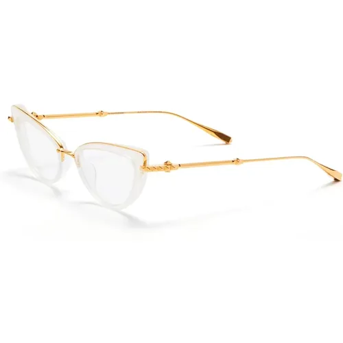 Klassische Weiße Optische Brille , Damen, Größe: 51 MM - Valentino - Modalova
