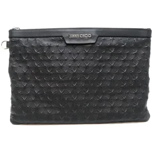 Pre-owned Leather clutches , female, Sizes: ONE SIZE - Jimmy Choo Pre-owned - Modalova