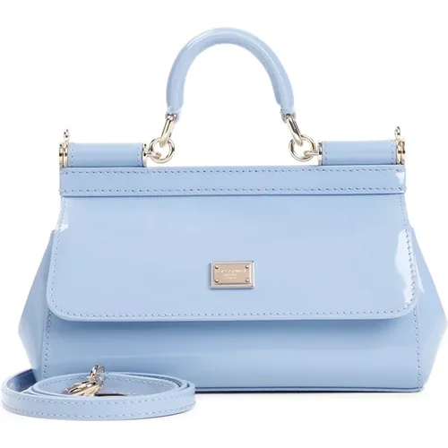 Blaue Handtasche Damen Taschen Aw24 - Dolce & Gabbana - Modalova