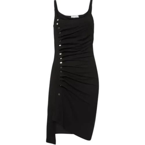 Schickes Schwarzes Mini-Kleid , Damen, Größe: S - Paco Rabanne - Modalova