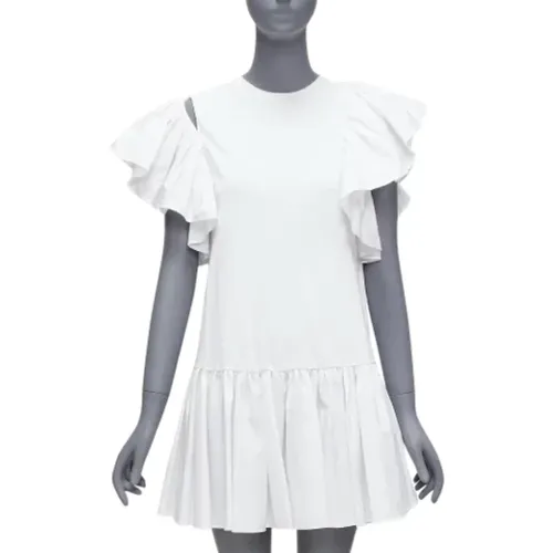 Pre-owned Cotton dresses , female, Sizes: 2XS - Alexander McQueen Pre-owned - Modalova