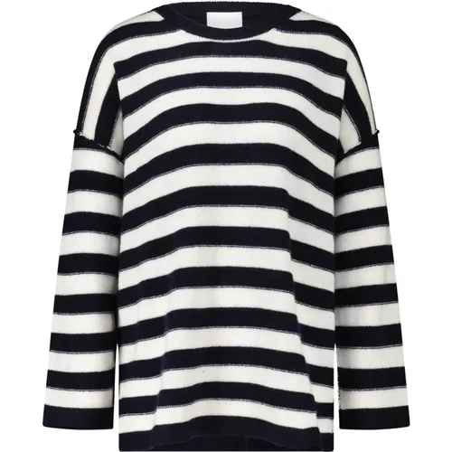 Striped Oversized Pullover , female, Sizes: M, XS - allude - Modalova