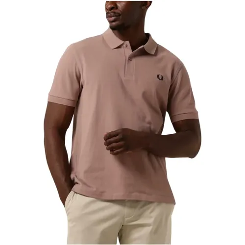 Herren Polo & T-Shirt, Das Einfache Hemd , Herren, Größe: M - Fred Perry - Modalova