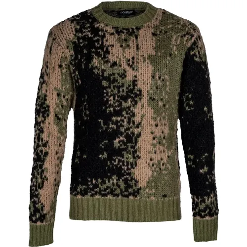 Camouflage Jacquard Wollpullover - Dondup - Modalova