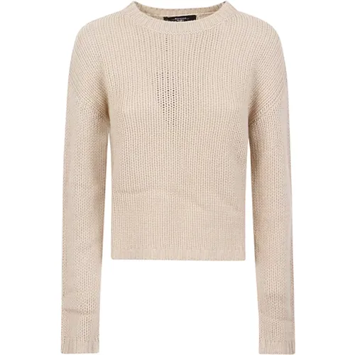 Cashmere Crewneck Sweater , female, Sizes: S, XS - Max Mara Weekend - Modalova