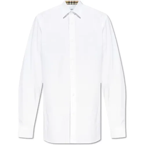 Cotton shirt , male, Sizes: S, XS, XL, M, 2XL, L - Burberry - Modalova