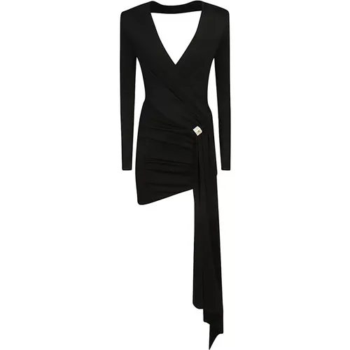 Schwarzes Kleid Aw24 Damenmode - Elisabetta Franchi - Modalova