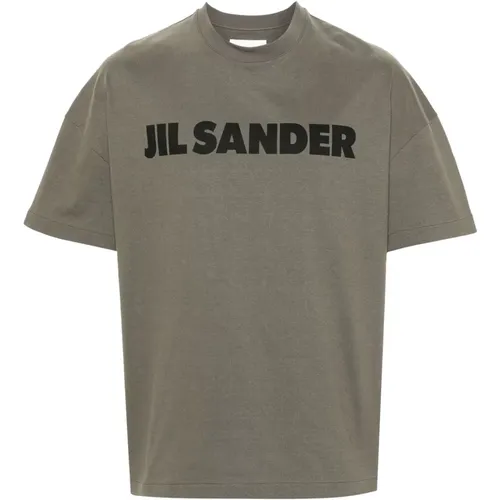 T-Shirt CN SS , male, Sizes: L - Jil Sander - Modalova