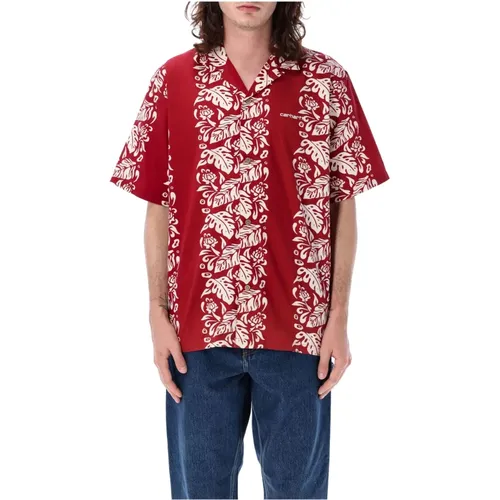Floral Shirt - Stylish and Trendy , male, Sizes: S, L - Carhartt WIP - Modalova