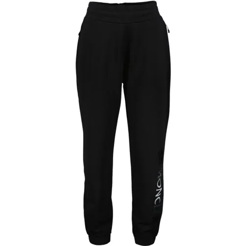 Logo Jogging Pants Straight Cut , female, Sizes: M, XS - Moncler - Modalova