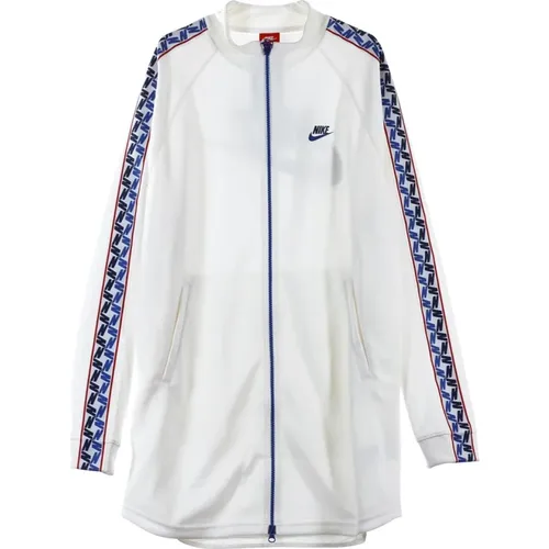 Taped Track Jacket in Blue , male, Sizes: XL - Nike - Modalova