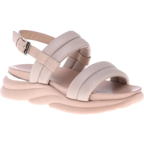 Sandal in eco-leather , Damen, Größe: 39 1/2 EU - Baldinini - Modalova