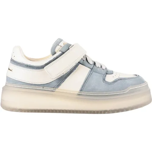 Italian Leather Sneakers , female, Sizes: 6 1/2 UK, 4 UK, 5 UK, 3 1/2 UK, 7 UK, 5 1/2 UK, 4 1/2 UK, 3 UK, 6 UK - Santoni - Modalova