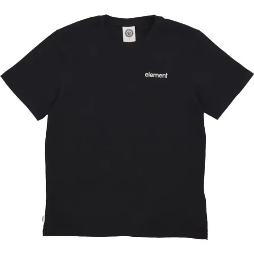 Herren Grafik T-Shirt Schwarz , Herren, Größe: L - Element - Modalova