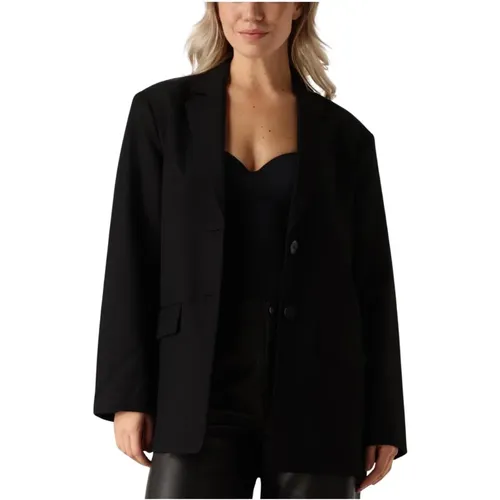 Vielseitiger Schwarzer Blazer für Frauen , Damen, Größe: XS - Copenhagen Muse - Modalova