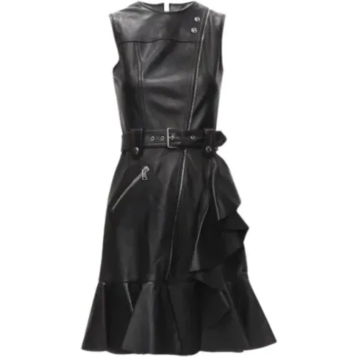 Pre-owned Leather dresses , female, Sizes: S - Alexander McQueen Pre-owned - Modalova