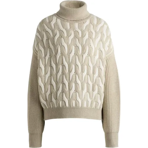 Oversized Ferdolia Sweater , Damen, Größe: XS - Hugo Boss - Modalova