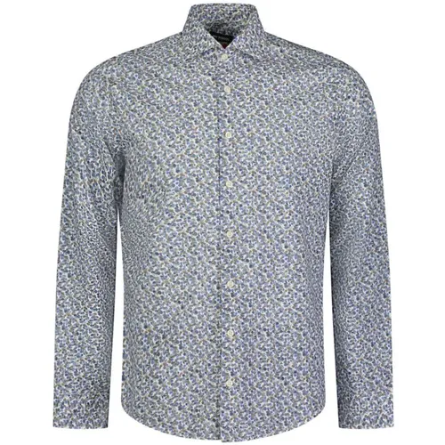 Slim Fit Floral Print Shirt , male, Sizes: M, XL, S, 2XL, L - ROY Robson - Modalova