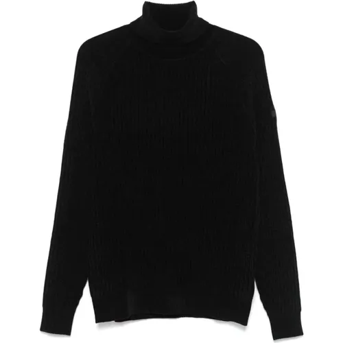 Velvet Turtleneck Sweater , male, Sizes: XL, 2XL - RRD - Modalova