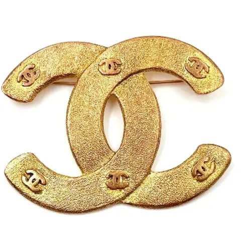 Pre-owned Metal brooches , female, Sizes: ONE SIZE - Chanel Vintage - Modalova