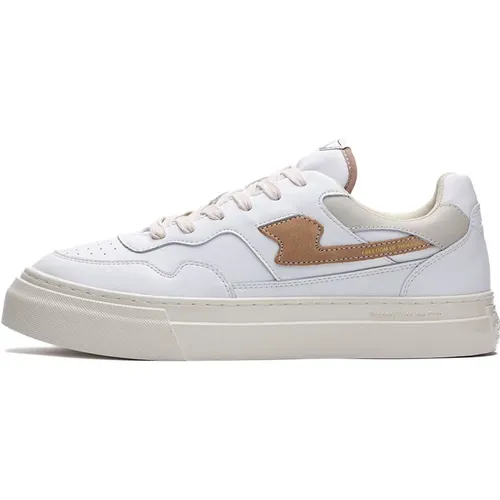 Pearl S-Strike Leder Sneakers , Herren, Größe: 45 EU - S.W.C. Stepney Workers Club - Modalova