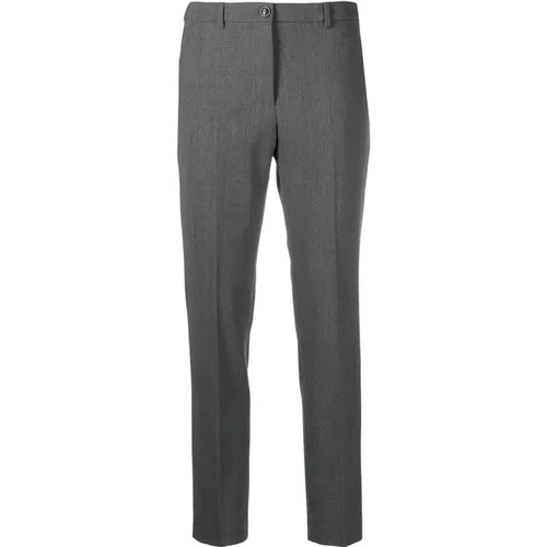 Grey Casual Trousers , female, Sizes: XL, S - Seventy - Modalova