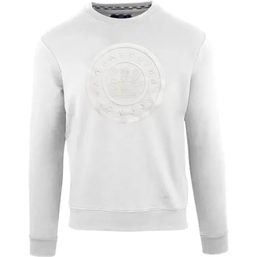 Herren Logo Sweatshirt 100% Baumwolle - Aquascutum - Modalova