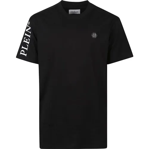 Lässiges Baumwoll T-Shirt , Herren, Größe: M - Philipp Plein - Modalova