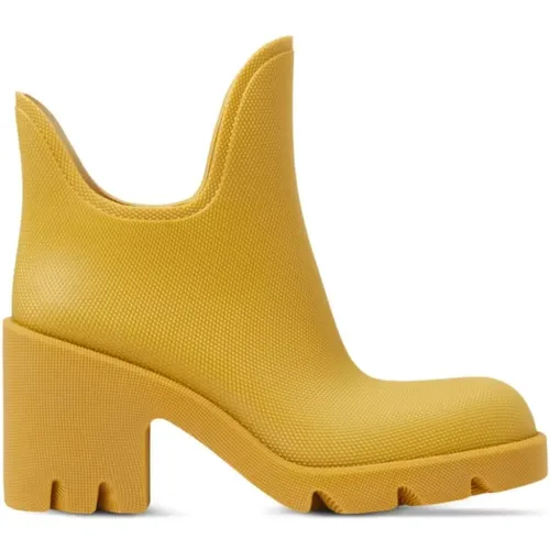 Gelbe Stiefel mit Rackel T.65 , Damen, Größe: 40 EU - Burberry - Modalova