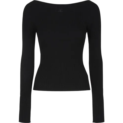 Courreges Sweaters , female, Sizes: M, L - Courrèges - Modalova