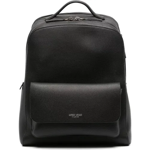 Backpack , male, Sizes: ONE SIZE - Giorgio Armani - Modalova