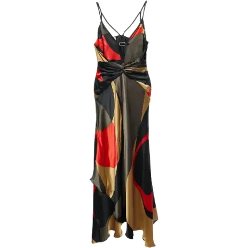 Pre-owned Silk dresses , female, Sizes: L - Valentino Vintage - Modalova