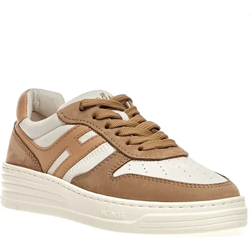 Wildleder Basket Sneakers - Größe 35 , Damen, Größe: 38 EU - Hogan - Modalova