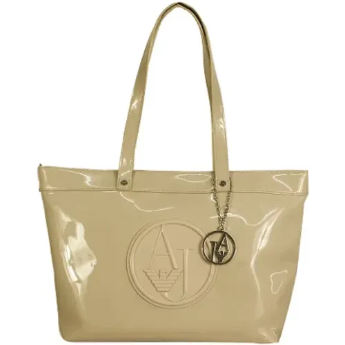 Pre-owned Vinyl totes , female, Sizes: ONE SIZE - Armani Pre-owned - Modalova