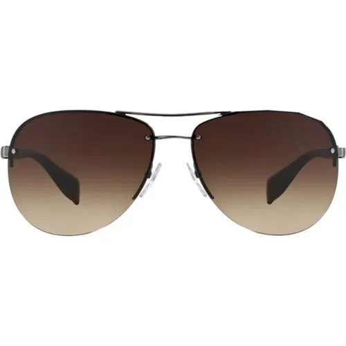 Stylish Sunglasses for Men , male, Sizes: 65 MM - Prada - Modalova
