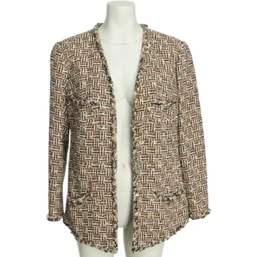 Pre-owned Multicolored Fabric Chanel Jacket , female, Sizes: 2XL - Chanel Vintage - Modalova